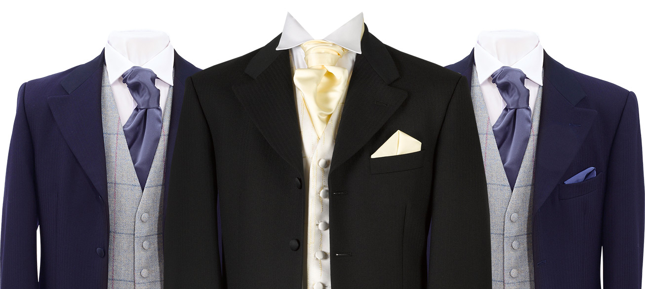 Halas - Men & Boys Navy Tailcoat Suit - Morning Suits